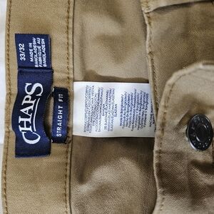 Chaps Men's Tan Straight Fit Pants